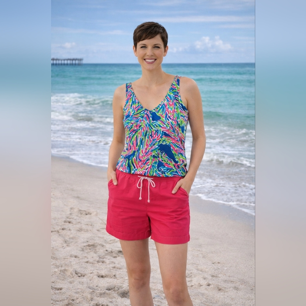 Lilly Pulitzer Multi Color Summer Top/Tank Size XS